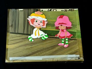 Strawberry Shortcake & The Baby Without A Name Strawberry Cel & Pntd Back