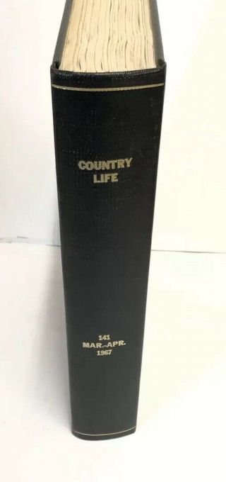 1967 Country Life Magazines Mar.  - Apr.  Bound Magazines Vol.  141 Great Ads