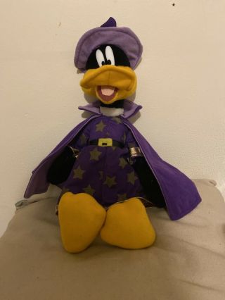 1998 Looney Tunes Wizard Daffy Duck Plush