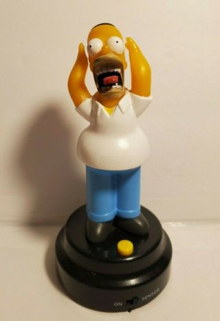 2004 Homer Simpson Interactive Dashboard Driver Gemmy Industries The Simpsons