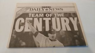 October 28 1999 York Daily News Ny Yankees World Series Newspaper