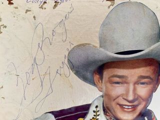 Vintage Scrapbook 30s,  40s,  Movie Stars,  Roy Rogers Autograph,  Loose Clippings