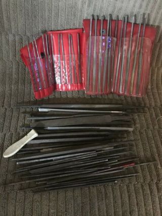 Vintage Tools Needle Files Machinist Files Over 60 Files