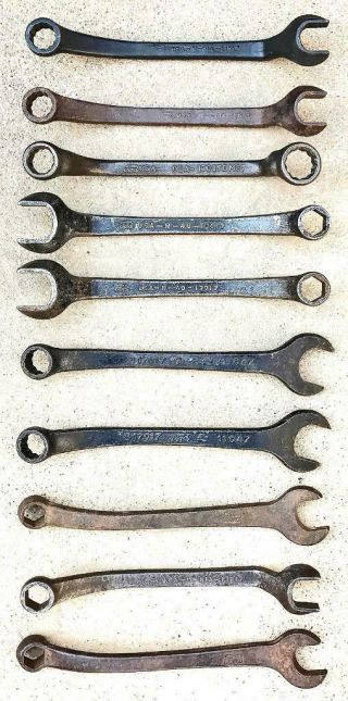 (10) 1920s - 40s Ford Script Spark Plug Wrenches—cyl Head Nut 17017 Model T A V - 8