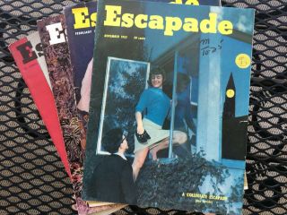 Vintage 1956 Escapade Magazines