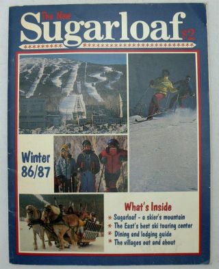 The Sugarloaf - Winter 1986 - 1987 Sugarloaf Usa Carrabassett Valley,  Maine