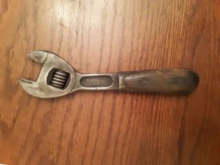 Vintage Hd Smith & Co Adjustable Wrench 8 Inch Very Rare Perfect Handle
