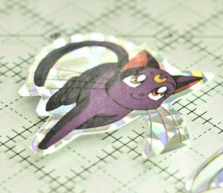 Sailor Moon Big Prism Sticker Prismatic Decal Large Luna Black Cat