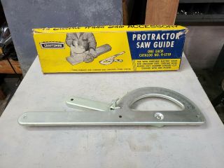 Vintage Craftsman No.  9 - 1719 Protractor Saw Guide For Reciprocating Saws