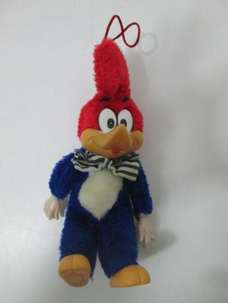 Vintage 1982 Walter Lantz Woody Woodpecker Plush Stuffed Toy Animal 10 "