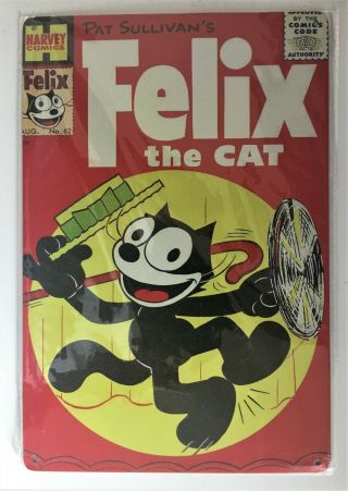 Felix The Cat Comic Book Vintage Tin Sign