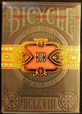 Bicycle 808 Cigar Club Playing Cards Deck Rare