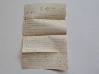 Civil War Document 1864 Head Quarters & Army Of The Tennessee East Point Georgia