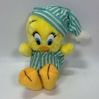1993 Tweety Bird W/ Pajamas Plush Doll 24k Company Warner Bros.  Looney Tunes