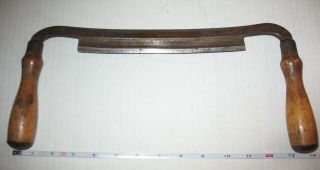 Vintage Ohio Tool Co No 8 Draw Knife 8 " Blade Woodworking Hand Tools Sharp