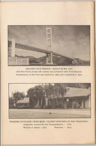 Presidio of San Francisco Officers ' Open Mess Bylaws,  Rules,  Events 1956 3
