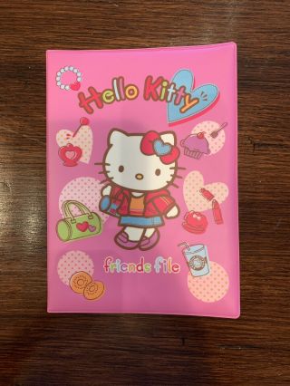 Hello Kitty Friends File Official Sanrio Vintage Folder Notebook With Stickers