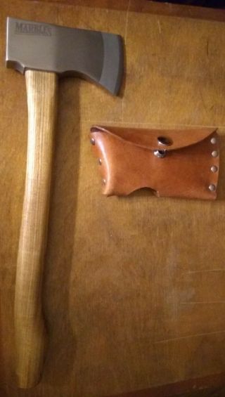 Collectable Marbles Hatchet W/sheath