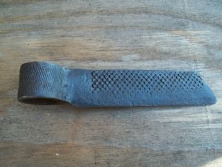 Primitive Tool Blacksmith Made Shingle Axe Splitting Froe Fro From Rasp File Old