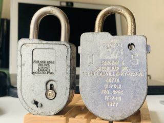 Sargent & Greenleaf 8077 And 8088 High Security Combination Padlocks Locks 2