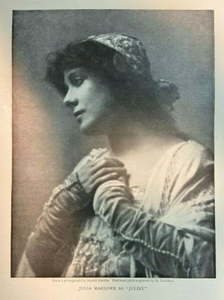 1906 Actress Julia Marlowe illustrated 3