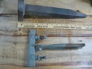 Blacksmith Stake Anvil/hardy And P.  S.  & W No.  795 Hand Seamer/bender