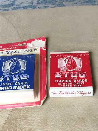 Walgreens Playing Cards,  Stud Poker,  Vintage,  One.