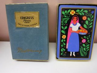 Full Deck Vintage Playing Cards By Fred Harvey Indians Southwest Congress 283