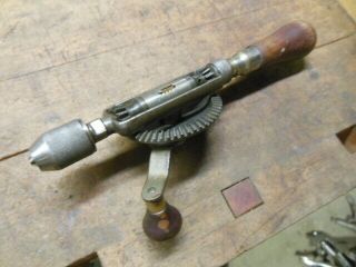 vintage Yankee North Bros 1530 ratcheting hand drill old boring tool 2