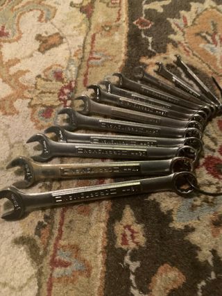 12pc Craftsman Usa Metric Combination Wrench Set 7mm - 18mm