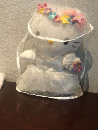 Classic Sanrio Hello Kitty Plush Wedding Bride 8” Stuffed Toy