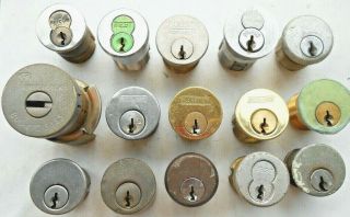 15 Locks Cylinders Mul - T - Lock,  Everest,  Best,  Primus.  No Keys