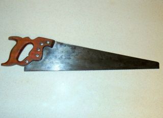 Vintage Disston No.  D - 23 Crosscut Hand Saw - 8 PPI - INV325 2