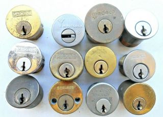 12 Locks Cylinders Mul - T - Lock,  Primus,  Best,  Medeco.  No Keys