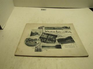 Vtg Whalom Lake & Park Fitchburg,  Mass.  By Fitchburg & Leominster Rail Book
