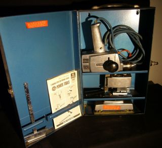 Vintage Ge Portable Power Tool Kit Drill Sander Sabre Saw Great