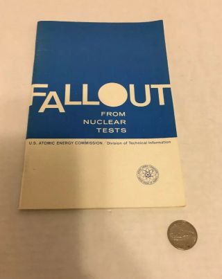 Fallout From Nuclear Tests C.  L.  Comer U.  S.  Atomic Energy Commission Hal Hellman