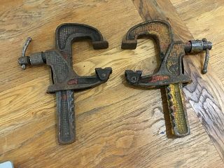 Vintage Pair Carver Rack Clamps Metal Fabrication Welding Storage Find