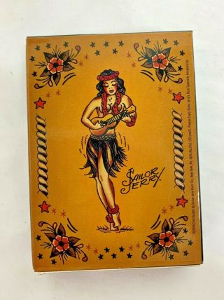 Sailor Jerry Spiced Navy Rum Playing Cards Deck Pin - Up Girls