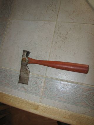 Vintage Plumb Carpentry Axe Hatchet Hammer Head  No  Nail Puller Org Label