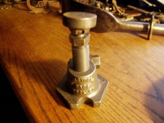 Vintage Armstrong Bros Tool Co No.  1 Machinist Screw Pedestal Leveling Jack