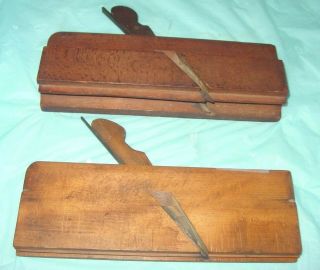 2 Molding Planes: Greenfield Tool Co.  Side Beads,  3/4 " & 1/8 "