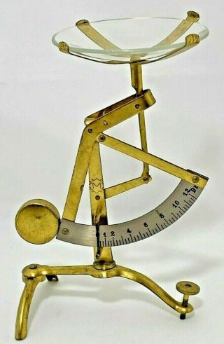 Model Concave Quadrant Letter Postal Scale Balance By Ph.  J.  Maul Made Germany