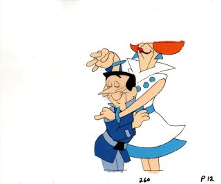 The Jetsons George Jetson Production Animation Art Cel Hanna Barbera 12