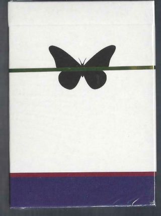 1 Deck Butterfly (marked) V2 Blue Playing Cards Usa