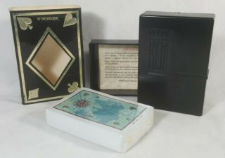 Vintage Kem Windrose Thermo - Plastic Playing Cards Deck Deck Fine Quality