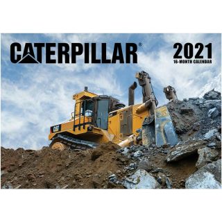 2021 Caterpillar 17 X 12 Inch Large 16 Month Calendar 9781642340174