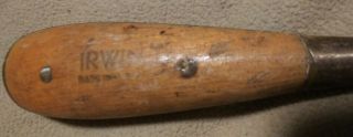 Vintage Large IRWIN US of A WOOD HANDLE SCREWDRIVER 14 - 1/2” USA Perfect Handle 2