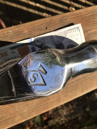 Vintage 4 Pound Blacksmith Hammer Head Piercing,  Anvil,  Punch,  Forge,  Iron Work 2