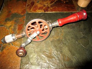 Antique/vintage Millers Falls Tool Co.  No.  2a Hand Drill Good